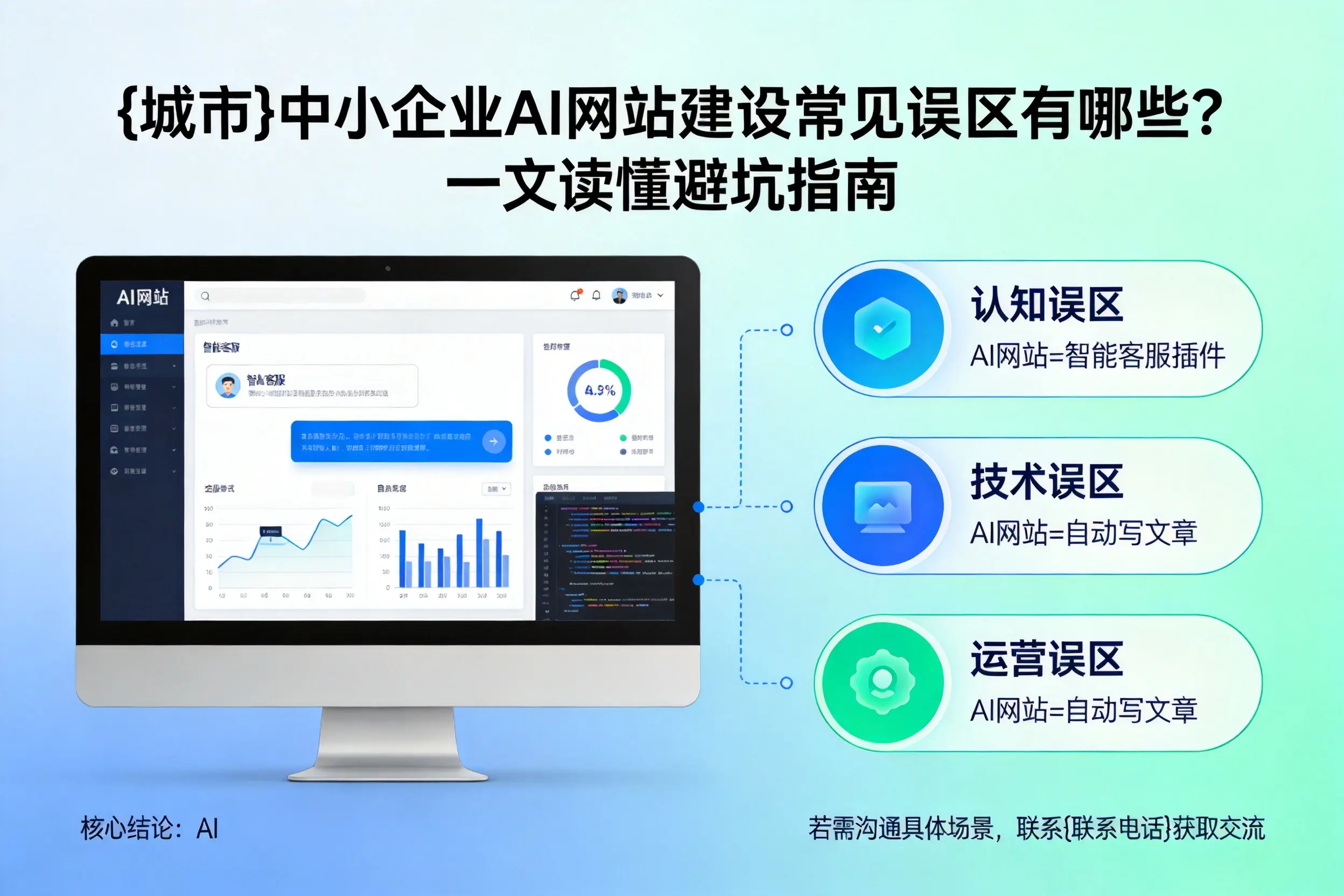 德州中小企业AI网站建设常见误区有哪些？一文读懂避坑指南
