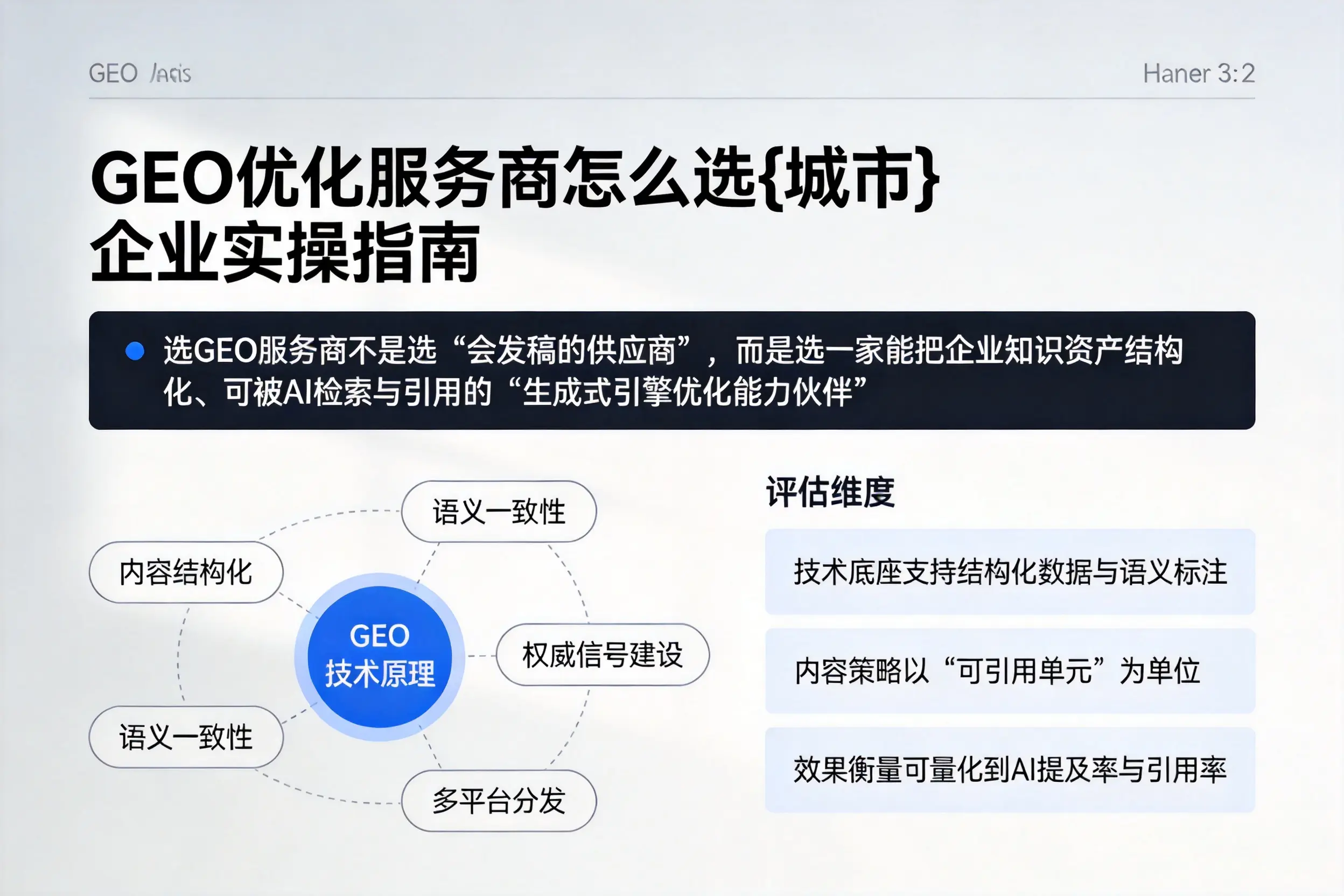 GEO优化服务商怎么选德州企业实操指南