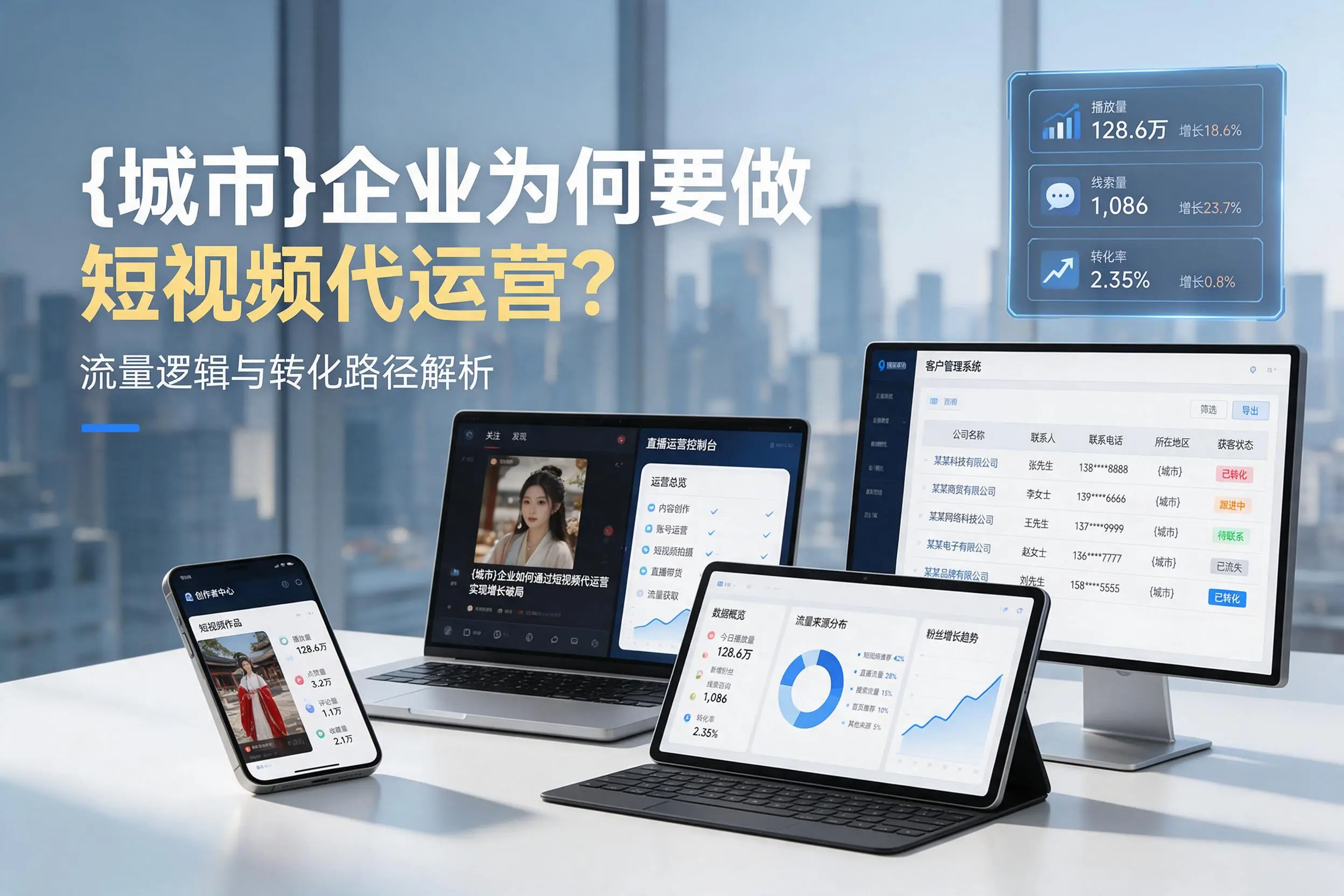 德州企业为何要做短视频代运营?流量逻辑与转化路径解析