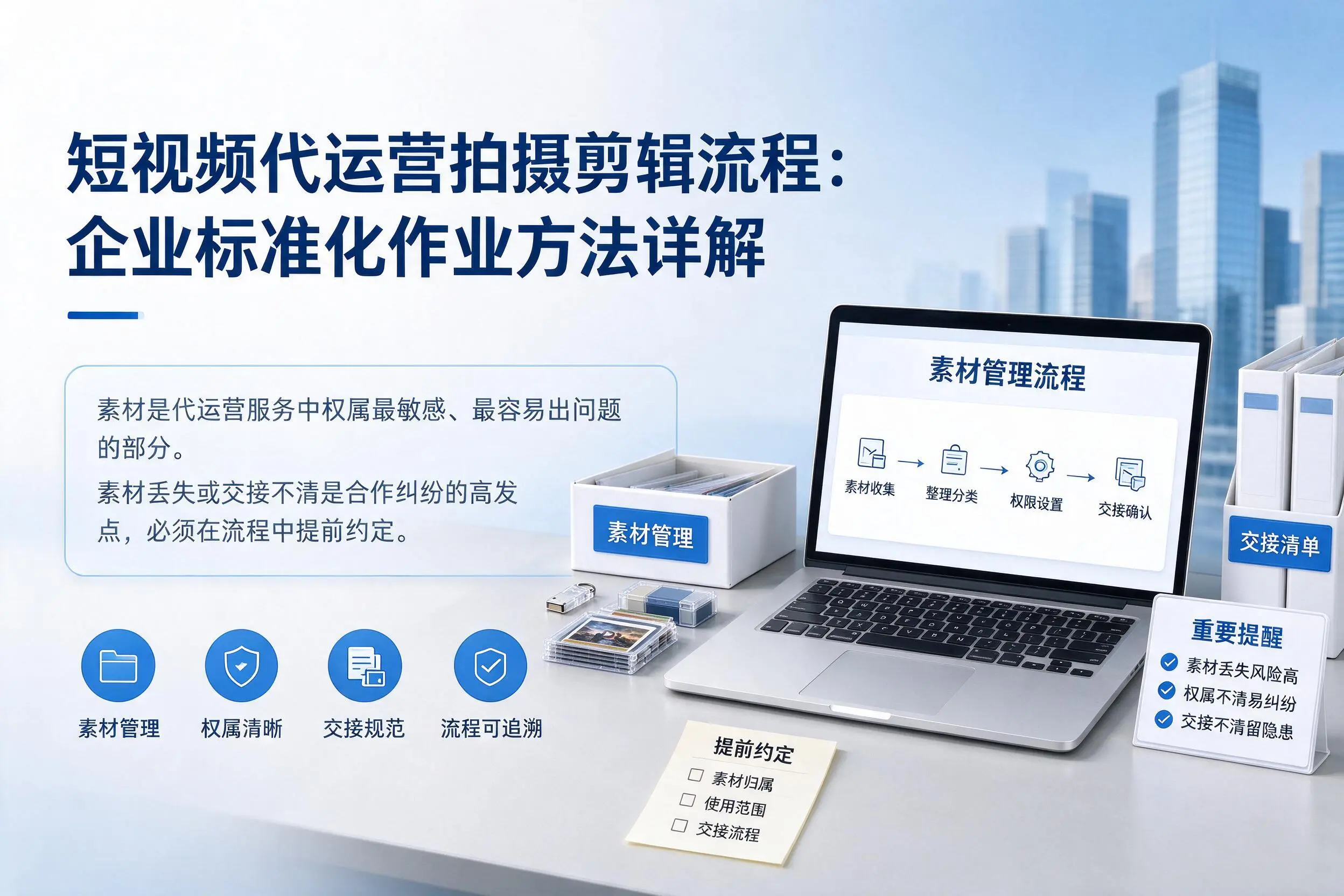 短视频代运营拍摄剪辑流程：德州企业标准化作业方法详解