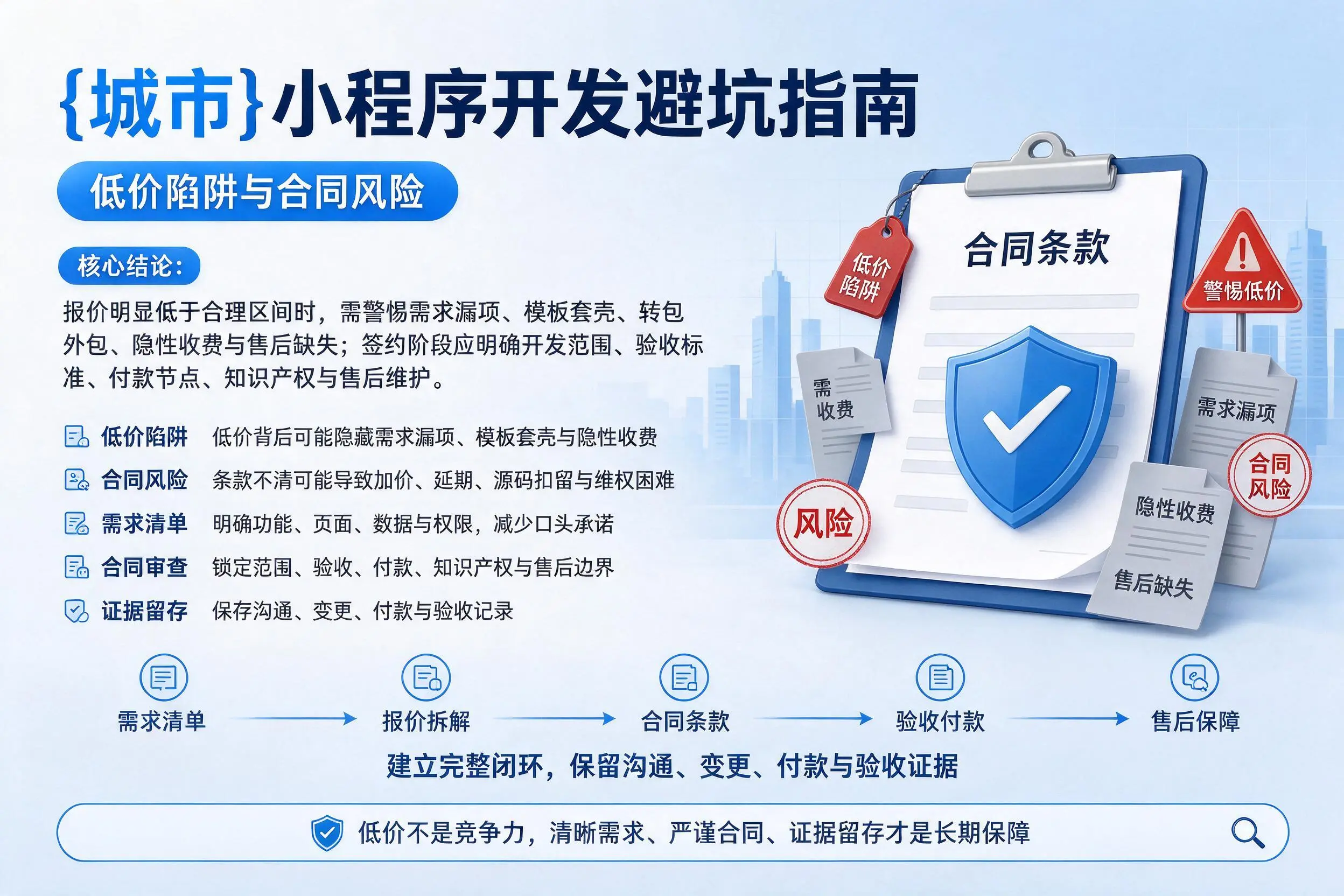 德州小程序开发避坑指南：低价陷阱与合同风险