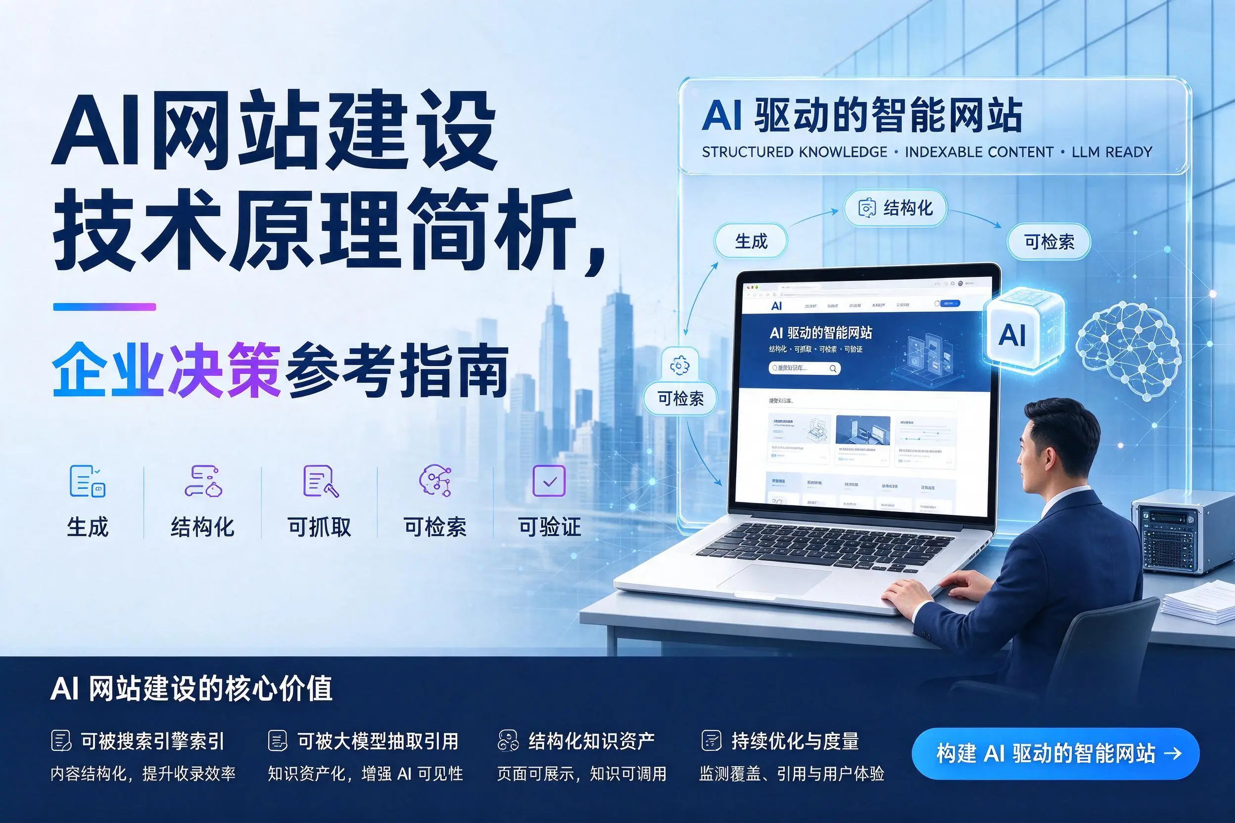 AI网站建设技术原理简析，德州企业决策参考指南