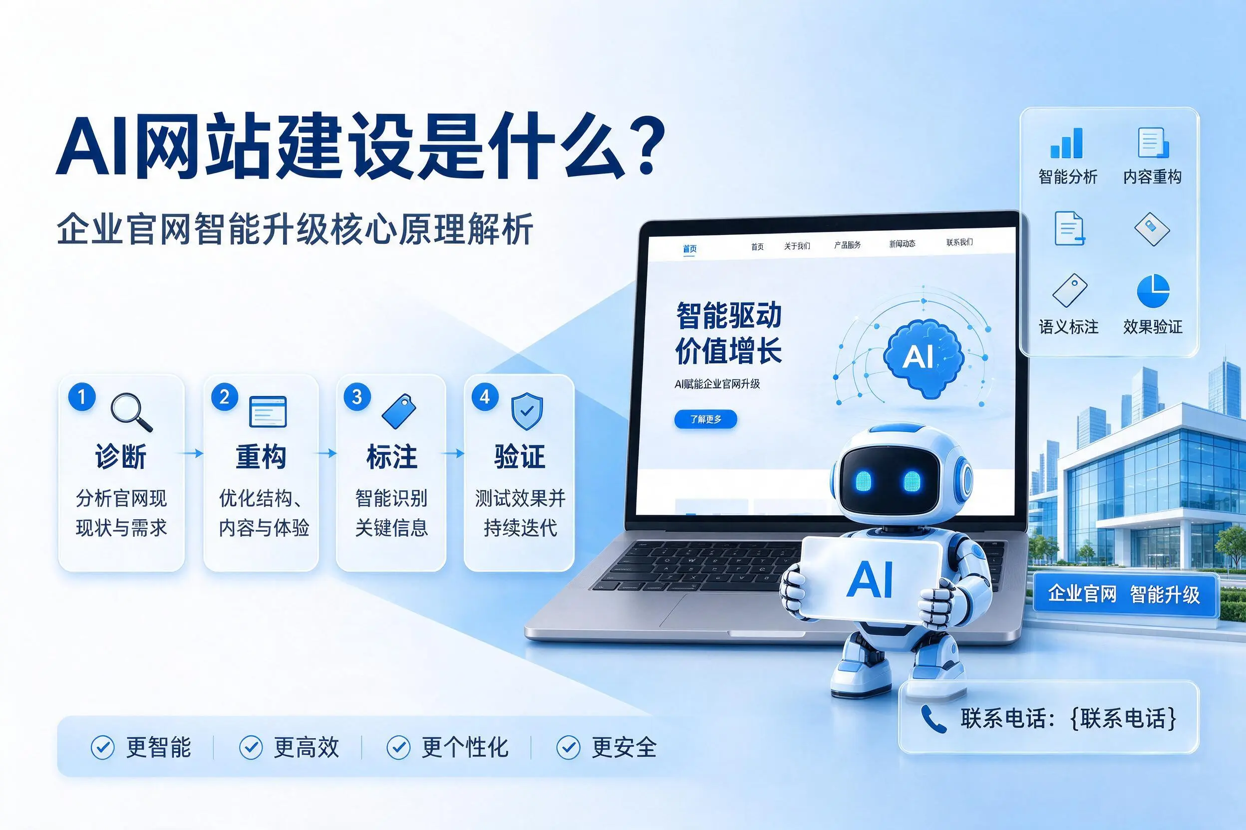 AI网站建设是什么?德州企业官网智能升级核心原理解析