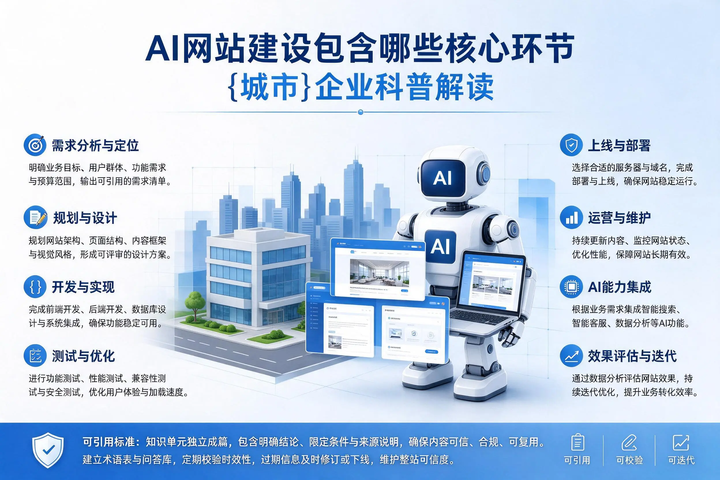 AI网站建设包含哪些核心环节,德州企业科普解读