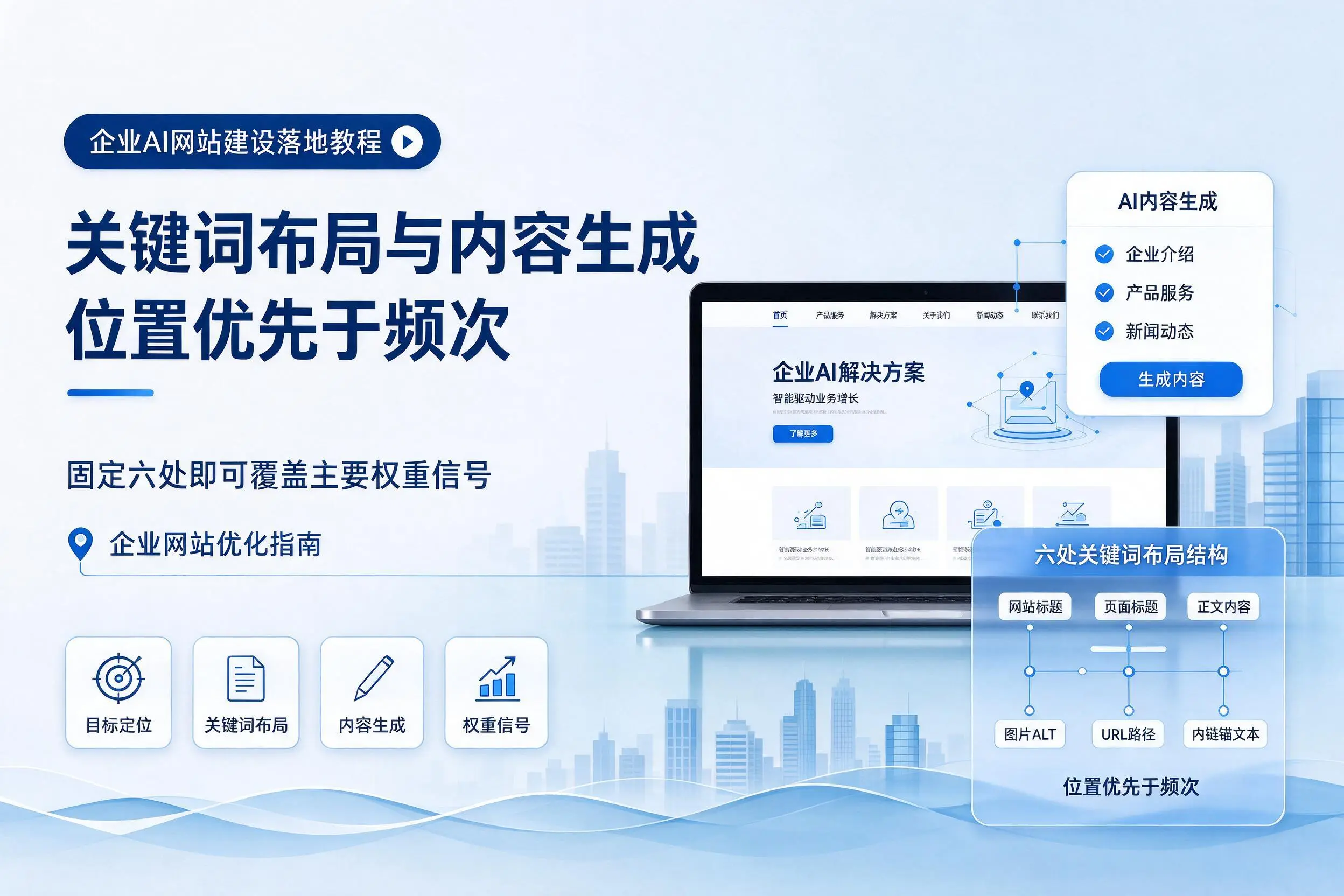 德州企业AI网站建设落地教程:关键词布局与内容生成
